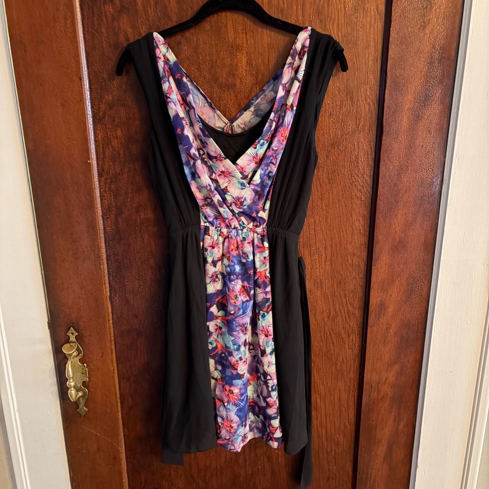 Express Multicolor Floral Dress